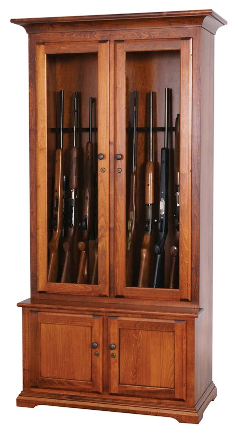 large steel gun cabinet|solid wood gun cabinets.